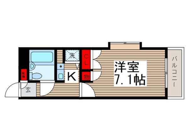 ダイニチ館Ｆ１２の物件間取画像